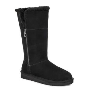 Koolaburra Black Winter Boots Shearling-Lined